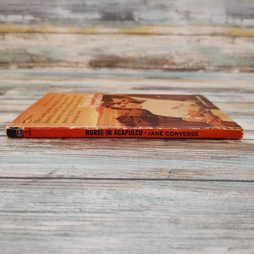 Nurse in Acapulco Jane Converse 1964 Signet G2461 Vintage Nurse Romance‎ PB Red